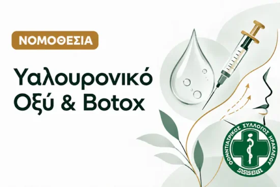 υαλουρονικό οξύ και botox στα οδοντιατρεία